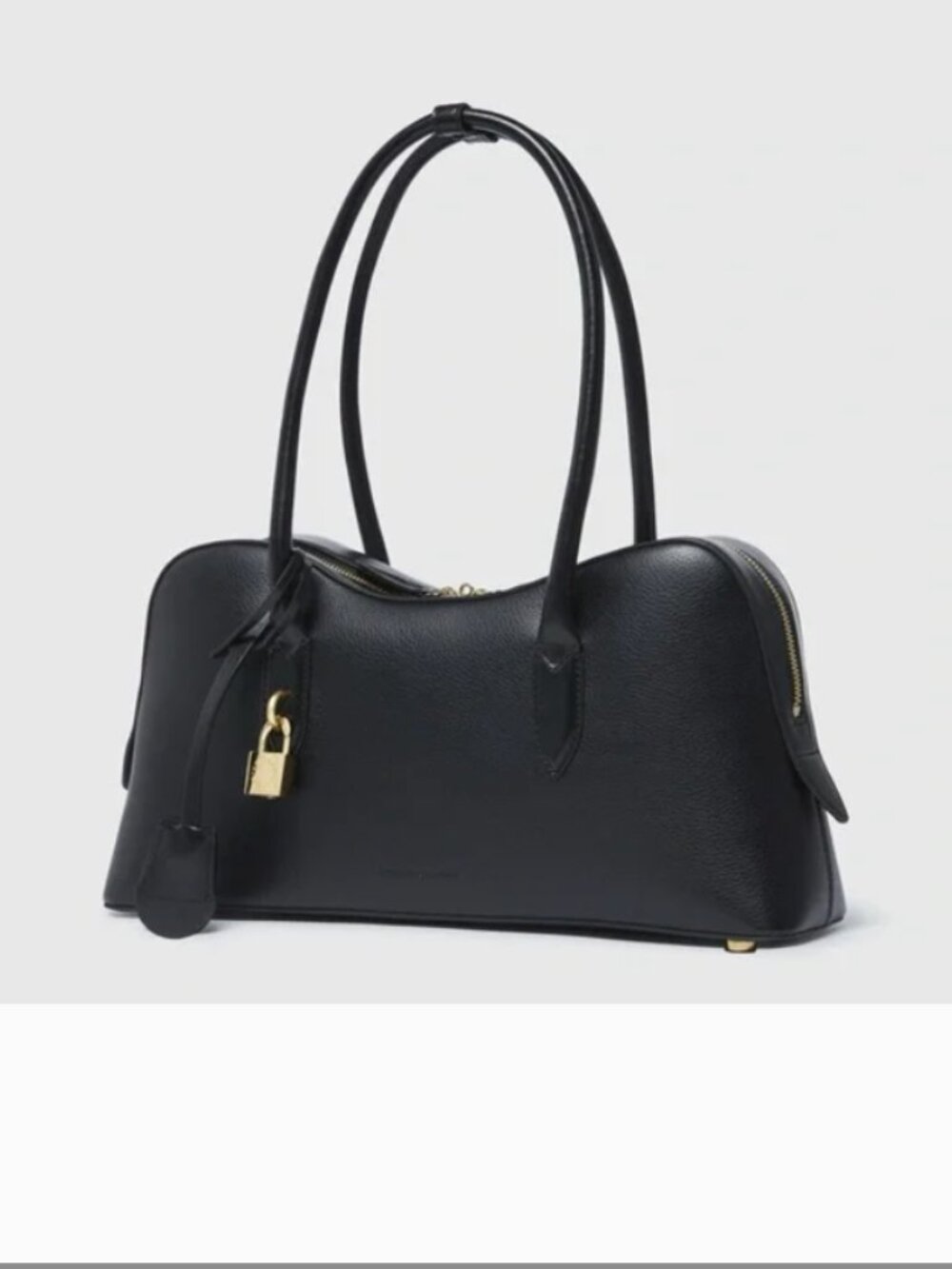 STELLA MCCARTNEY Ryder Large Shoulder Bag in Embossed Grainy Eco Mat $1650